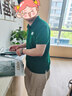 永道純棉翻領(lǐng)工作服t恤定制印logo夏季短袖商務(wù)企業(yè)團體polo衫員工裝 【240g純棉】墨綠色 M 曬單實(shí)拍圖