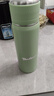 【京東物流】304不銹鋼保溫杯女時(shí)尚簡(jiǎn)約大容量學(xué)生水杯 吊帶保溫杯綠色 500ml 1個(gè) 曬單實(shí)拍圖