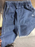 納維凱爾兒童牛仔褲新款男童褲子女童長(cháng)褲學(xué)生褲子百搭舒適 翻邊牛仔褲淺藍 （男女同款） 130 曬單實(shí)拍圖
