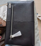 花花公子（PLAYBOY）男士手拿包頭層牛皮手提信封包商務(wù)真皮手包大容量出行便攜手抓包 曬單實(shí)拍圖