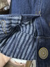 佐丹奴水洗牛仔外套女春季新款條紋內里翻領(lǐng)寬松牛仔夾克13375143 曬單實(shí)拍圖