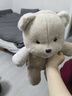 EVANOVM小熊玩偶布娃娃公仔毛絨玩具小女孩三八節女神生日禮物女生朋友 跑跑小熊 45cm左右 曬單實(shí)拍圖