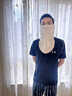 萬(wàn)寶綠防曬面罩男士騎行護頸夏季款防紫外線(xiàn)外賣(mài)遮陽(yáng)冰絲全臉口罩脖子套 冰感無(wú)痕【冰川灰】加長(cháng)護頸 遮陽(yáng)防曬 360°全面遮陽(yáng)防曬 曬單實(shí)拍圖
