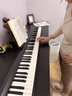特倫斯電子琴88鍵折疊琴成人兒童初學(xué)電鋼鍵盤(pán)教學(xué)樂(lè )器V10便攜鋼琴 V10典雅黑+延音踏板+原裝琴包 曬單實(shí)拍圖