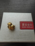 菜百首飾黃金轉運珠 足金個(gè)性潮酷鎏彩生肖馬小黑馬手串 含手繩 HJ 黃金轉運珠 約0.97g 曬單實(shí)拍圖