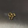 0.03/0.04g足金999盤(pán)纏隔片diy黃金配件純金飾品 卡5mm/約0.03g（±0.002） 1顆 曬單實(shí)拍圖