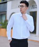 杉杉（FIRS） 【300支緞面純棉】高端DP免燙襯衫男款長(cháng)袖休閑商務(wù)輕奢襯衣 持久白【300支純棉+DP免燙】 40 （推薦68-74kg） 曬單實(shí)拍圖