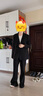 尚都比拉職業(yè)通勤西裝套裝女春秋季正裝免燙抗皺外套褲子面試兩件套西服 曬單實(shí)拍圖