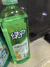 綠傘洗潔精 家用商用大桶裝 廚房食品級  去油不傷手 無(wú)毒去異味 檸檬洗潔精 500g*1瓶 曬單實(shí)拍圖