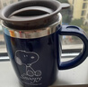 史努比（SNOOPY）保溫杯不銹鋼隔熱喝水杯子男女情侶辦公室咖啡杯學(xué)生大容量飲水杯 曬單實(shí)拍圖
