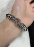BJYL龍骨手鏈男士潮流高級感學(xué)生手環(huán)霸氣不易掉色朋克百搭手飾品禮物 手鏈+傳承禮盒 曬單實(shí)拍圖