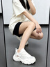 361°女鞋運動(dòng)鞋女款老爹鞋2026夏季新款網(wǎng)面透氣跑步鞋休閑鞋子女 羽毛白/礦石灰綠-1 38 曬單實(shí)拍圖