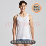 宜而爽【高檔100支】100%純棉背心男士運動(dòng)休閑寬松打底汗衫男送禮盒裝 曬單實(shí)拍圖