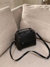 viney包包女包牛皮單肩包輕奢斜挎小包手提包生日禮物送女友老婆 【黑色】實(shí)用高檔洋氣媽媽包中年 曬單實(shí)拍圖