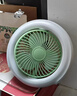 曇蓓漫風(fēng)扇宿舍吊扇帶燈光床上懸掛電風(fēng)扇學(xué)生床上電扇桌面臺燈搖頭帳篷蚊帳usb充電戶(hù)外便捷露營(yíng)風(fēng)扇燈 便攜式宿舍吊扇【清新綠】高配款 燈光照明+自動(dòng)搖頭+可立可掛 曬單實(shí)拍圖