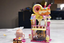 名創(chuàng  )優(yōu)品（MINISO）超開(kāi)心甜品店街景積木拼裝成人兒童玩具桌面擺件生日禮物男女 曬單實(shí)拍圖