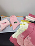 貓人兒童襪子純棉女童襪子6-12歲純棉卡通襪子10A抗菌襪舒適棉寶寶襪 曬單實(shí)拍圖