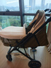 InnoTruth嬰諾嬰兒車(chē)睡籃推車(chē)二合一0-3歲用折疊輕便可坐可躺帶減震嬰幼兒 4代青芥綠【二合一】推車(chē)+睡籃 曬單實(shí)拍圖