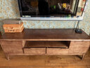 弋思楚全實(shí)木電視柜茶幾組合無(wú)需安裝小戶(hù)型多尺寸客廳臥室地柜電視機柜 1.5米胡桃色【順豐到家】 曬單實(shí)拍圖