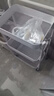 卓博落地置物架推車(chē)客廳收納架零食架儲物架廚房層架SJ15白3層帶扶手 曬單實(shí)拍圖