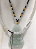 印象眸【38節禮物】和田玉項鏈吊墜掛繩男女款淺青玉漸變玉珠鏈 曬單實(shí)拍圖