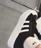 adidas NIZZA PLATFORM厚底增高運動(dòng)帆布鞋女阿迪達斯三葉草 一號黑/白   36.5 曬單實(shí)拍圖