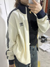 阿迪達斯（adidas）童裝26春款經(jīng)典百搭三葉草復古立領(lǐng)運動(dòng)寬松夾克外套KU9512KW1178 白色KW1178 170  建議身高170cm 曬單實(shí)拍圖