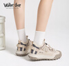 Walker Shop奧卡索運動(dòng)鞋女徒步登山鞋網(wǎng)面增高厚底健步鞋女V151018淺杏色37 曬單實(shí)拍圖