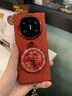適用華為matex6/MATEX7折疊屏手機殼紅色閃粉MateX6典藏版保護套全包防摔旋轉馬支架帶掛繩高級女 【紅色-旋轉馬支架】手繩款 華為 Mate X6 曬單實(shí)拍圖