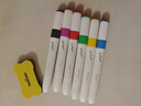 美樂(lè )童年【熱門(mén)商品】?jì)和p頭可擦水性白板筆彩色漂浮筆畫(huà)筆幼兒園可擦寶寶學(xué)生益智文具家用涂鴉筆6色 曬單實(shí)拍圖