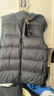 拓路者戶(hù)外羽絨馬甲男士冬季新品鴨絨連帽無(wú)袖坎肩外穿百搭羽絨服背心男 黑色 XL 曬單實(shí)拍圖