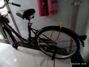 自行車(chē)成年人24寸城市通勤上班代步淑女公主車(chē)青少年小大學(xué)生單車(chē) 經(jīng)典黑-禮包-鐵框 24寸適合身高1.5-1.68米 曬單實(shí)拍圖