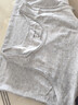 松山棉店男士背心簡(jiǎn)約純色家居外穿運動(dòng)汗衫打底睡衣涼感透氣淺灰175 曬單實(shí)拍圖