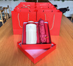 智美環(huán)球伴手禮套裝禮物保溫杯咖啡杯商務(wù)禮品定制logo企業(yè)公司送員工福利 【紅色兩件套】數顯咖啡杯+網(wǎng)紅晴雨傘 曬單實(shí)拍圖
