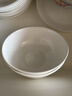 陶相惠陶瓷面碗家用釉下彩7英寸泡面碗湯碗純白拉面碗4個(gè)裝大號骨瓷面碗 曬單實(shí)拍圖