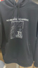 安踏KT系列美式籃球連帽衛衣密暖絨加絨男內搭新款潮流上衣152541701N 【纖密暖絨】基礎黑-2 L （男175） 曬單實(shí)拍圖