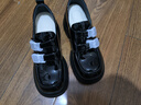熱風(fēng)【商場(chǎng)同款】女鞋厚底增高樂(lè )福鞋春秋新款時(shí)尚百搭小皮鞋 01黑色 36 曬單實(shí)拍圖