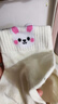 貓人6雙【100%純棉10A抑菌】女士襪子女秋冬船襪可愛(ài)卡通淺口短襪 曬單實(shí)拍圖