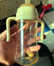英氏（YEEHOO）嬰兒奶瓶寶寶學(xué)飲杯兒童水杯嬰兒喝水重力球PPSU奶瓶嬰兒帶手柄杯 奶白色配三頭兩重力球 300ml 曬單實(shí)拍圖