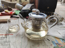 茗器堂泡茶壺玻璃耐高溫不銹鋼內膽過(guò)濾家用功夫沖茶器單壺花茶壺 福韻玻璃泡茶壺400ml 曬單實(shí)拍圖