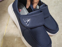 足力健老人鞋新款鞋子男款平底樂(lè )福鞋一腳蹬爸爸鞋休閑鞋 6224K休閑藍39 曬單實(shí)拍圖