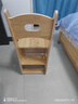 實(shí)木多功能家用折疊梯子椅子變形伸縮室內兩用登高梯凳樓梯人字梯 松木清漆款 曬單實(shí)拍圖