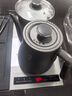 FUNORK 全自動(dòng)上水電熱水壺泡茶專(zhuān)用茶臺燒水壺一體機電茶壺燒水器抽水茶桌茶幾嵌入式茶具套裝 1L 三件套-雙壺上水【37x20cm】 曬單實(shí)拍圖