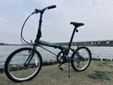大行（DAHON）經(jīng)典D6折疊自行車(chē)20英寸6速成人休閑單車(chē) KBC061 墨綠色 20英寸 曬單實(shí)拍圖