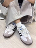 阿迪達斯 adidas三葉草 新年禮物 samba T頭鞋運動(dòng)鞋男女休閑鞋B75806 41 曬單實(shí)拍圖
