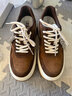 思加圖2026春季板鞋厚底運動(dòng)休閑鞋小白鞋女L0063AM6 復古棕 37 曬單實(shí)拍圖