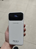 中諾（CHINO-E）【3C認證可上飛機】充電寶20000毫安22.5W超級快充自帶線(xiàn)大容量移動(dòng)電源適用蘋(píng)果安卓華為手機 升級版+低溫快充+純白【2萬(wàn)毫安22.5W超級充】 曬單實(shí)拍圖