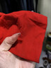 都市麗人大紅色保暖內衣套裝本命年10A抑菌無(wú)痕蠶絲加絨加厚打底秋衣秋褲 曬單實(shí)拍圖