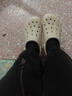 卡駱馳（CROCS）貝雅云彩女士洞洞鞋休閑鞋|208186 冬日白-11S   37 /38(240mm) 曬單實(shí)拍圖