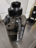 特步運動(dòng)水壺噸杯噸桶大容量大肚杯塑料杯刻度吸管戶(hù)外健身便攜耐高溫 噸噸黑【直飲+吸管】1800ml1個(gè) 耐高溫/嬰兒材質(zhì)/噸噸 曬單實(shí)拍圖